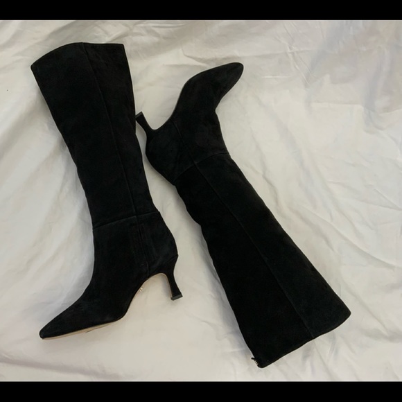 Sam Edelman Black Heeled Boots - Picture 2 of 10